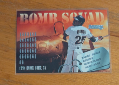 1995 Donruss Bomb Squad #3 Barry Bonds/Albert Belle Giants Indians