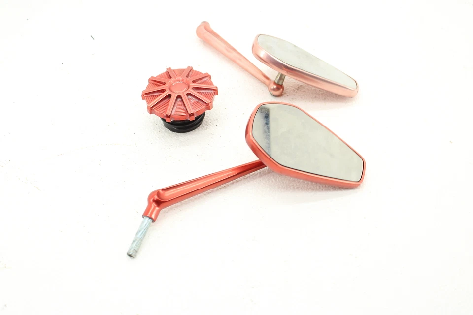 Espejos retrovisores y tapa de gasolina Harley-Davidson Softail Street Bob Arlen Ness 18-22 Foto 3 de 4