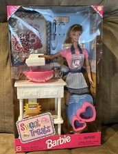 1998 Mattel Sweet Treats Barbie Doll Kitchen Set  #20780 NRFB Wind Up Mixer