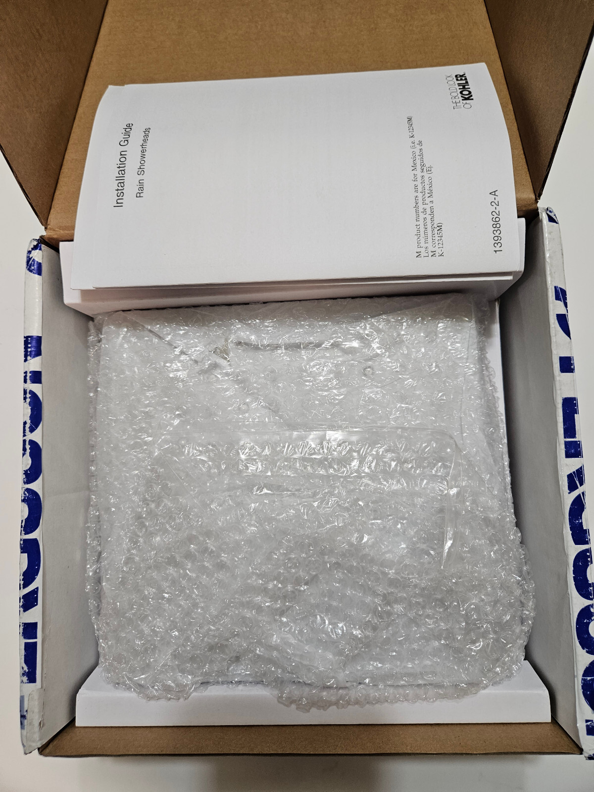 Kohler K26148CP Honesty 2.5 GPM Large 8" Square Rain Shower Head