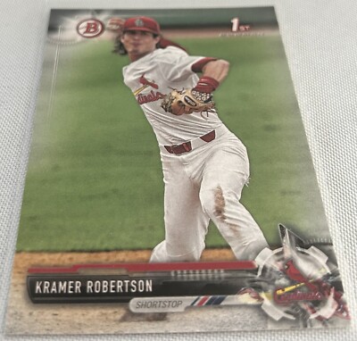 2017 Bowman Draft Baseball Kramer Robertson St. Louis Cardinals 1st Bowman