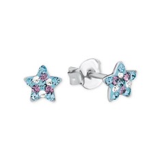Princess Lillifee Children Earrings Silver Star Crystals 2013175