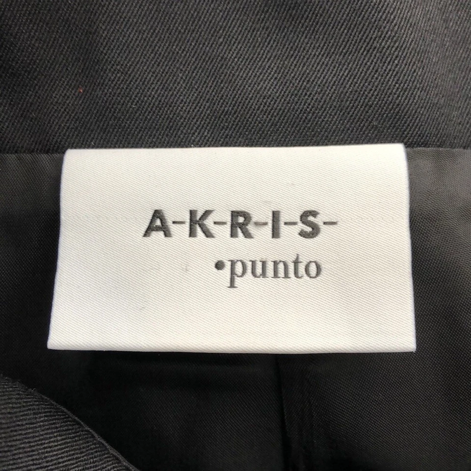 Falda estilo línea Akris Punto negra lana talla 10 Foto 4 de 4