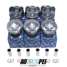 6x Kolben & Ringe Set STD Φ89,01mm Φ20mm für Audi Q7 VW Passat R36 CC 3,6 VR6