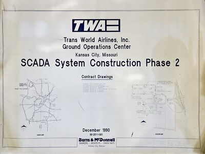 TWA Ground Operations KC MO Airport 1990 SCADA System Construction Phase 2 Plans