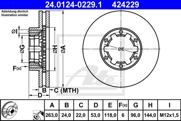 Disques de frein anti-vibration pour Nissan Trade 3.0 TD plateau et châssis