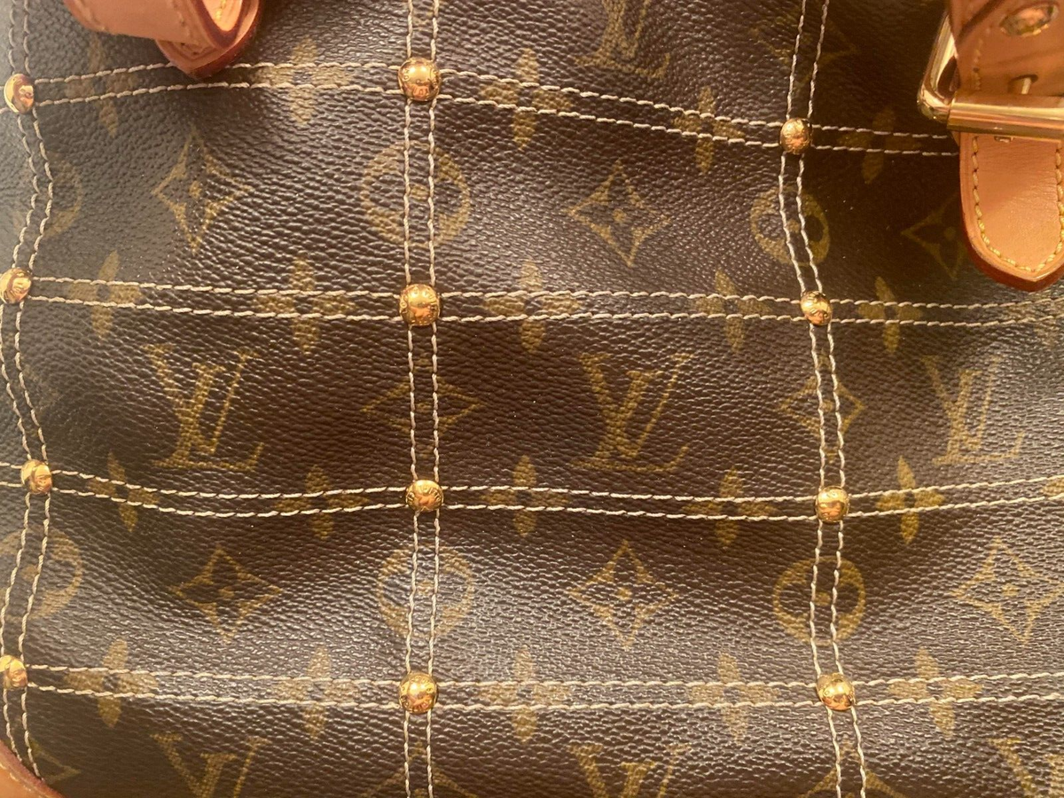 Louis Vuitton Monogram Canvas Riveting GM Bag | eBay