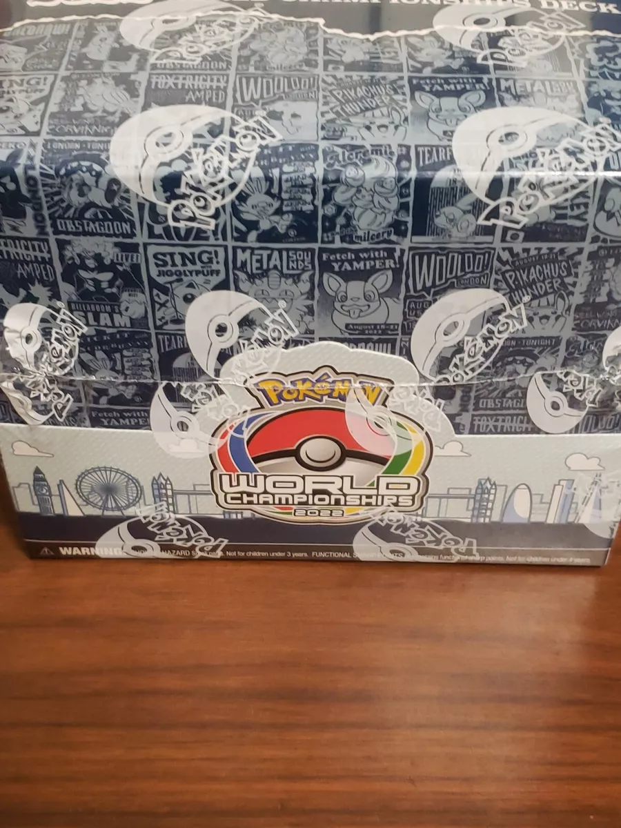 Pokemon TCG: 2022 World Championship Deck Case - Case of 8