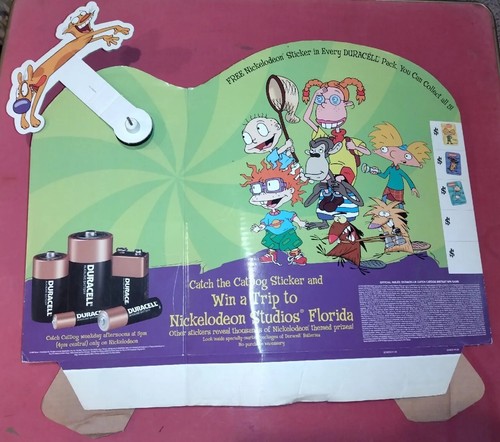 Battery operated Vintage Cardboard 1999 Mattel Nickelodeon Rugrats Ad Duracell - Picture 2 of 21