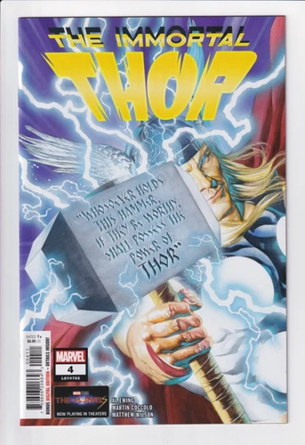 IMMORTAL THOR #4 NM 11/15/23 Al Ewing Martin Coccolo Marvel comics A-Z single