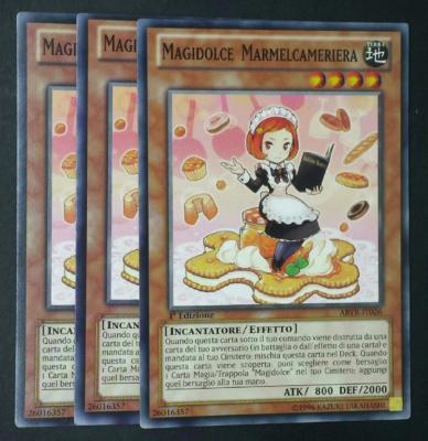 Set 3X MAGIDOLCE MARMELCAMERIERA Common auf Italienisch ABYR-IT026 YUGIOH