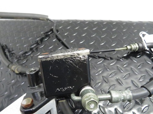 03-08 SUZUKI LTZ 400 Z400 OEM FRONT BRAKE MASTER CYLINDER W/ LINES GOOD - Picture 3 of 10