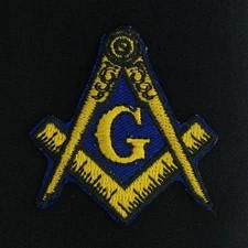 Masonic Iron-On Embroidered Emblem Patch (MP-5)