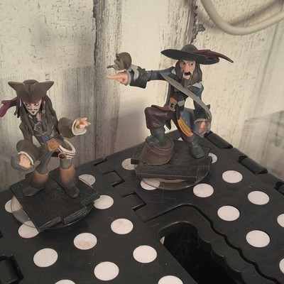 Disney Infinity Captain Jack Sparrow & Barbossa Character Figures INF-1000003