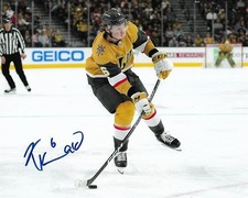 Kaedan Korczak Signed 8x10 Photo Vegas Golden Knights Autographed COA B
