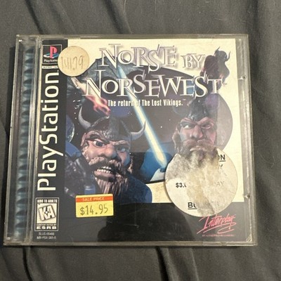 Norse by Norsewest The Return of the Lost Vikings PS1 PlayStation Black Label