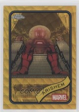 2025 Topps Chrome Marvel Comics Gold Wave Refractor 35/50 Arishem #75 1nn1
