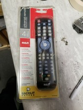 RCA 4 COMPONET RCRN04GR Universal Remote Black FREE SHIP