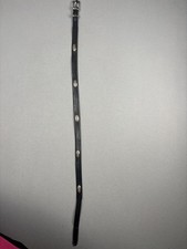 Croc Embossed Leather Belt Mens 42 Black Western Concho Silver Buckle Cowboy
