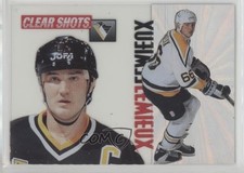 1995-96 Pinnacle Clear Shots Mario Lemieux #13 HOF