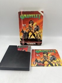 Gauntlet - Nintendo NES Video Game Tengen Black Cartridge Complete CIB