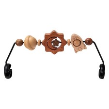 TinlyFinly Baby Bouncer Toy Bar Wooden Compatible with Baby Bjorn, Bouncer Toy A