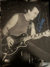 Beckett certified signed 11x14 photo BAS Lee Ving Fear Punk Rock Star Clue Movie