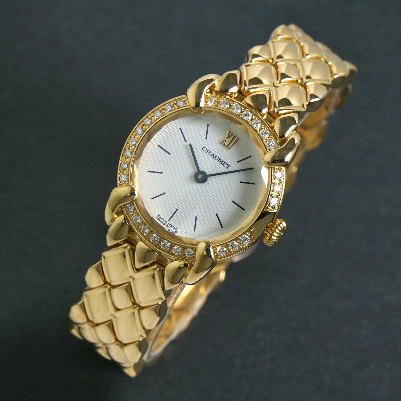 Stunning Chaumet Elysses Solid 18K Yellow Gold & … - image 5