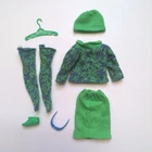 Vtg 60s Barbie Francie Gad-About #1250 Outfit Sweater Skirt Stockings Glasses