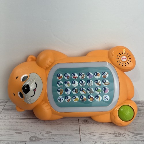 Fisher-Price Linkimals A to Z Otter Interactive Educational Toy with Music Works