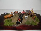 Display Quality Revell Circa 1950's Masterpiece Western Roundup Diorama (Built) — photo 1