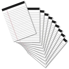 Mini Legal Pads 4x6 Inch, 30 Sheets – Lined Note Paper for Office & School