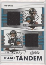 2020 Panini Absolute Team Tandem Materials 46/199 DJ Chark Jr Dede Westbrook 4l3