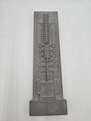 Frank Lloyd Wright Hollyhock Plaque Concrete