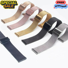 Milanese Mesh Watch Strap Band Stainless Steel Quick Release Metal 14 - 22 mm UK