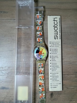 Swatch Watch DIA ANIMADO GK269  - NEW/NEVER WORN - NEEDS BATTERY! FREE SHIP