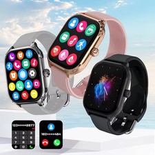 LAXASFIT Smart Watch Men Women Bluetooth Call Fitness Tracker for iPhone Samsung