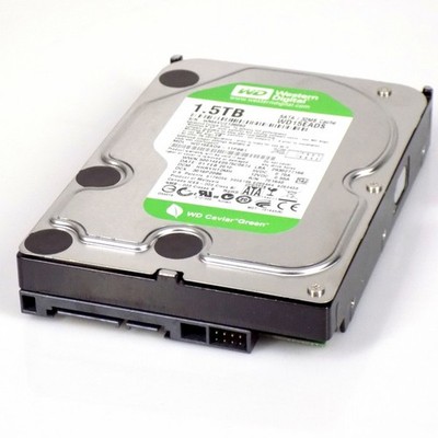 1.5TB Western Digital WD15EADS-11P8B1 SATA 3G 3.5-Zoll 5400rpm HDD Festplatte 1A