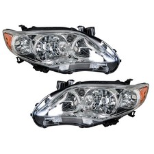 Labwork Leftright Headlights For Toyota Corolla 2011-2013 Headlamps Replacement