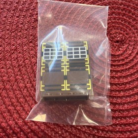 LEGO 30102px1 Door 2x5x5 Swivel Flat Base with Ninja Pattern Part 3052 6089 - 1x