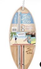 TIKI TOSS Hook and Ring Toss Game - Americana Deluxe Edition - Indoor Outdoor