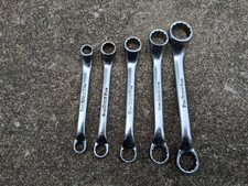 5 - Snap-on 12-point Metric Flank Drive Short 10 Offset Box Wrenches 9mm -19mm