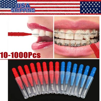 Dental Orthodontic Oral Floss Interdental Brush Lot Toothpick Teeth Cleaning