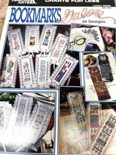 Bookmarks Galore Cross-Stitch Pattern Book 66 Designs Floral  Inspirational Mot