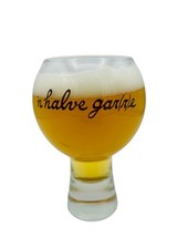 Halve Garre Belgian Beer Glass Van Steenberge Brand New Craft Ale Bar Rare