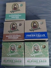 Lot Of 5 Bars - DR. Squatch   Assorted Scents Soap 5oz NEW