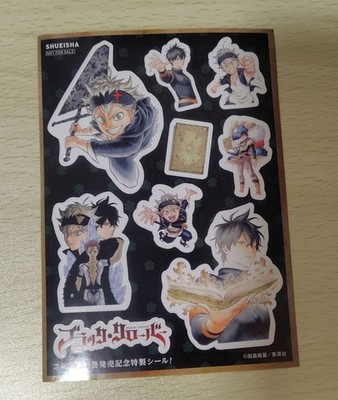 Black Clover Comics Volume 2 Commemorative Special Sticker
