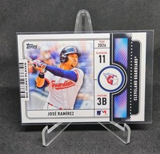 Jose Ramirez 2026 Topps Series 1 Big Ticket Player #BTP-9 Cleveland Guardians