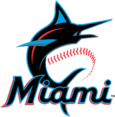 Miami Marlins Logo- Die Cut Laminated Decal, Magnet,Wall Fat Head Style