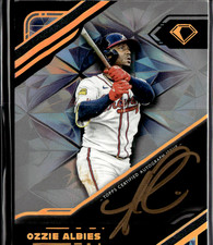 2025 Topps Diamond Icons Autographs Ozzie Albies #BPA-OA Gold /15
